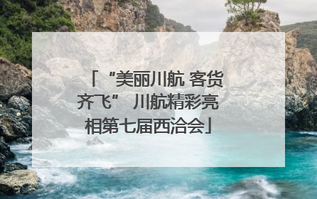 “美丽川航 客货齐飞” 川航精彩亮相第七届西洽会