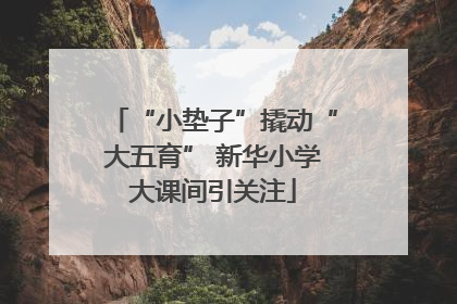 “小垫子”撬动“大五育” 新华小学大课间引关注