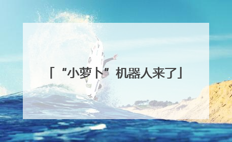 “小萝卜”机器人来了