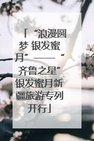 “浪漫圆梦 银发蜜月”——“齐鲁之星”银发蜜月新疆旅游专列开行