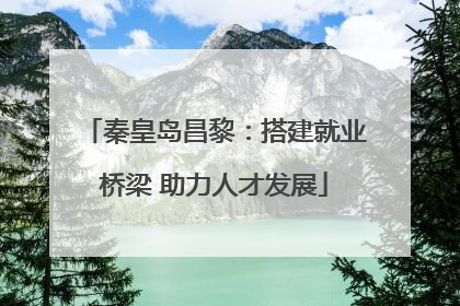 秦皇岛昌黎：搭建就业桥梁 助力人才发展
