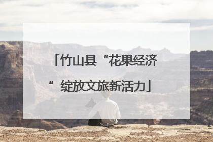 竹山县“花果经济”绽放文旅新活力