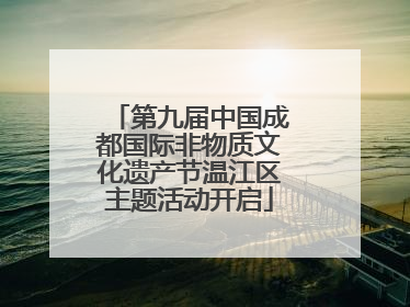 第九届中国成都国际非物质文化遗产节温江区主题活动开启