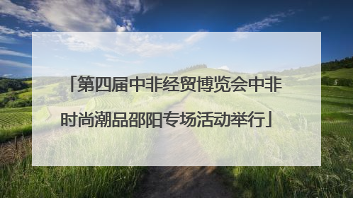 第四届中非经贸博览会中非时尚潮品邵阳专场活动举行