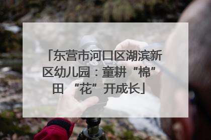 东营市河口区湖滨新区幼儿园：童耕“棉”田 “花”开成长