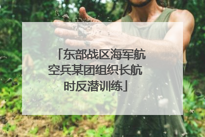 东部战区海军航空兵某团组织长航时反潜训练