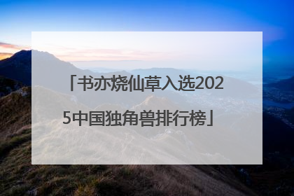 书亦烧仙草入选2025中国独角兽排行榜