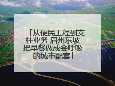 从便民工程到支柱业务 眉州东坡把早餐做成会呼吸的城市配套