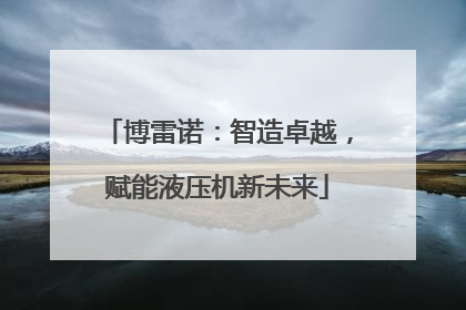 博雷诺：智造卓越，赋能液压机新未来