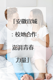 安徽宣城：校地合作 澎湃青春力量