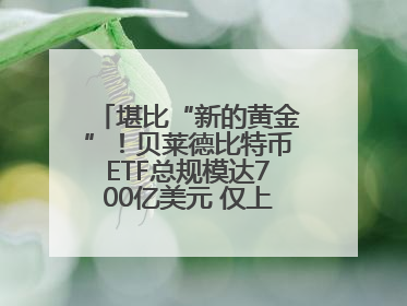 堪比“新的黄金”！贝莱德比特币ETF总规模达700亿美元 仅上市一年多