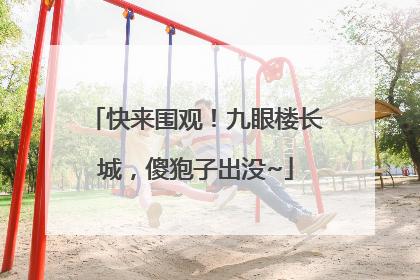 快来围观！九眼楼长城，傻狍子出没~