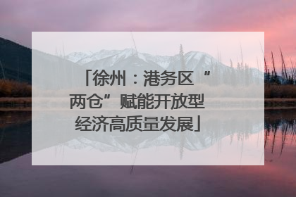 徐州：港务区“两仓”赋能开放型经济高质量发展