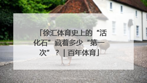 徐汇体育史上的“活化石”藏着多少“第一次”？｜百年体育