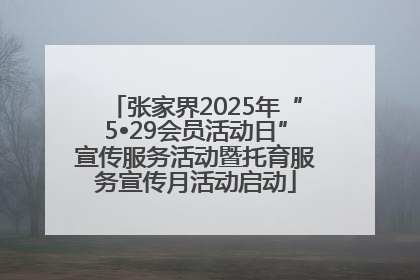 张家界2025年“5•29会员活动日”宣传服务活动暨托育服务宣传月活动启动