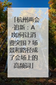 杭州两会·追新：AI如何让消费突围？场景和路径成了会场上的高频词