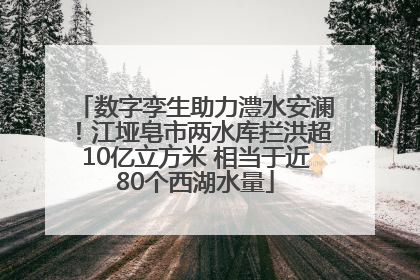 数字孪生助力澧水安澜！江垭皂市两水库拦洪超10亿立方米 相当于近80个西湖水量