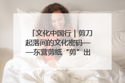 文化中国行｜剪刀起落间的文化密码——东营剪纸“剪”出非遗传承与现代生活的融合之道