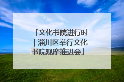 文化书院进行时｜淄川区举行文化书院观摩推进会