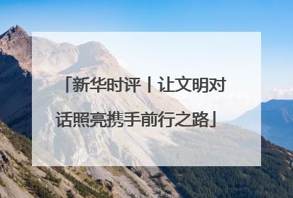 新华时评丨让文明对话照亮携手前行之路