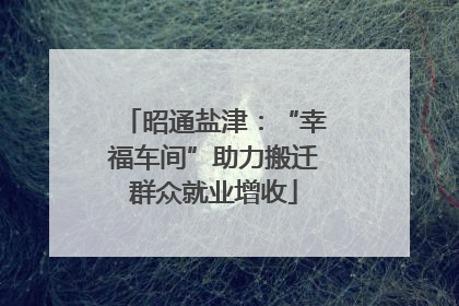 昭通盐津：“幸福车间”助力搬迁群众就业增收