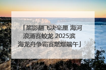 桨影翻飞决毫厘 海河浪涌赛蛟龙 2025滨海龙舟争霸赛燃爆端午