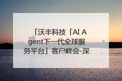 沃丰科技「AI Agent下一代全球服务平台」客户峰会-深圳站圆满落幕！