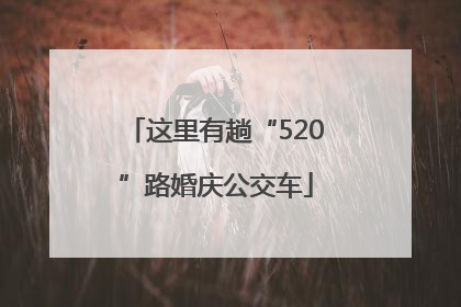 这里有趟“520”路婚庆公交车
