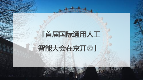 首届国际通用人工智能大会在京开幕