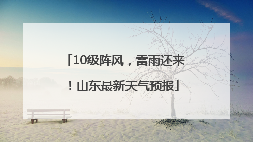 10级阵风，雷雨还来！山东最新天气预报
