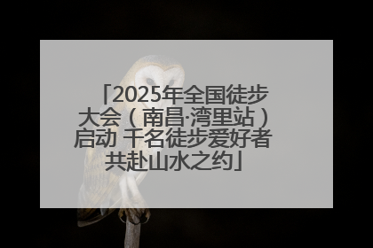 2025年全国徒步大会（南昌·湾里站）启动 千名徒步爱好者共赴山水之约