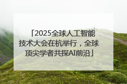 2025全球人工智能技术大会在杭举行，全球顶尖学者共探AI前沿