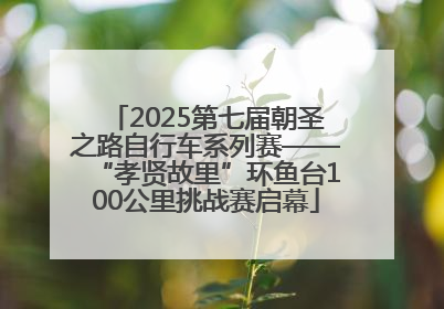 2025第七届朝圣之路自行车系列赛——“孝贤故里”环鱼台100公里挑战赛启幕